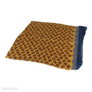 New arrival thin chic prints polyester <em>scarf</em> shawl for women