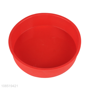 China wholesale red <em>silicone</em> non-stick <em>cake</em> <em>mould</em> for baking tool