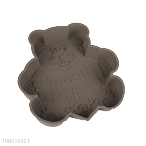 Best selling bear shape <em>silicone</em> <em>cake</em> <em>mould</em> for baking tool