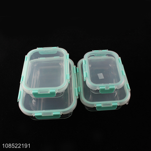 China products glass food storage box preservation box for sale