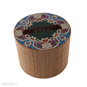 Wholesale decorative ethnic style tissue box personalized tissue holder