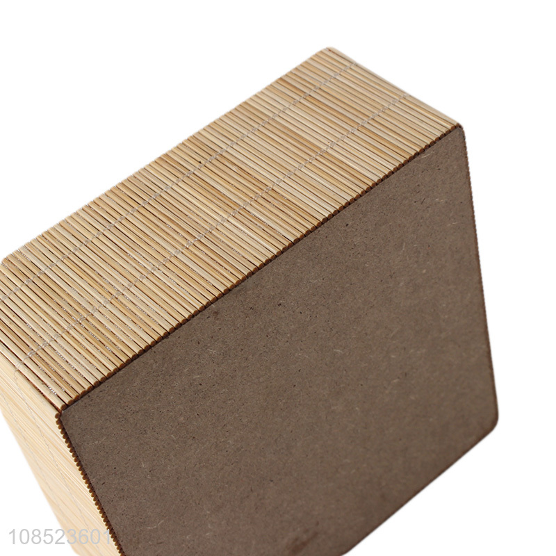 Popular design high-end density board storage box with ethnic lid