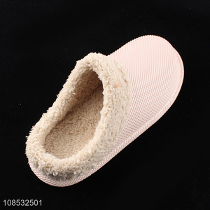 China imports waterproof thick sole winter warm slippers for women