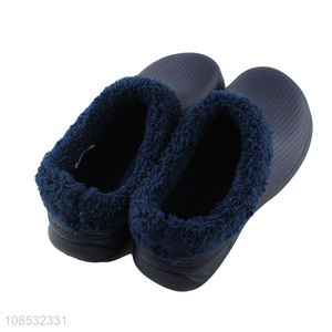 Wholesale men winter slippers waterpoof indoor slippers home shoes