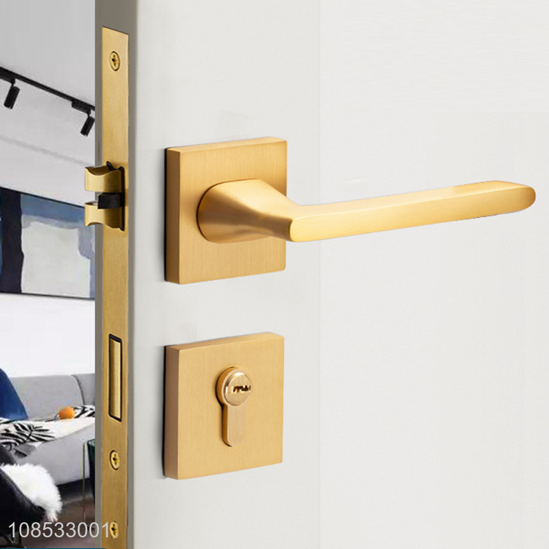 Simple household handle lock universal magnetic suction door lock