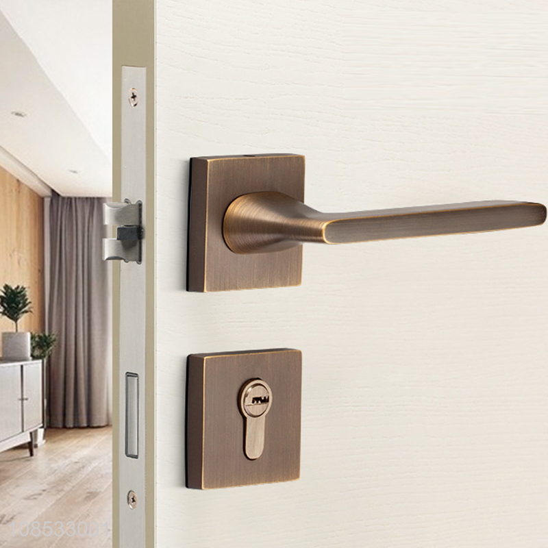 Simple household handle lock universal magnetic suction door lock