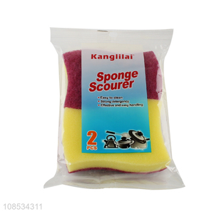 Yiwu factory household cleaning tool sponge <em>scouring</em> <em>pad</em>
