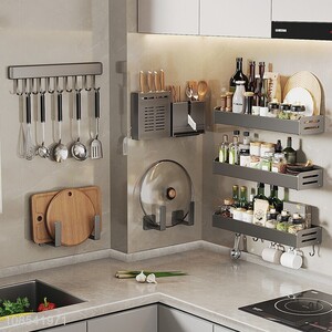 High quality kitchen wall-mounted knife rack kitchen shelves