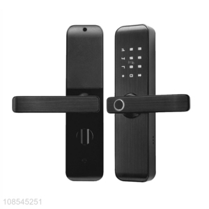 Wholesale remote wifi fingerprint password bluetooth smart <em>door</em> <em>lock</em> for apartment