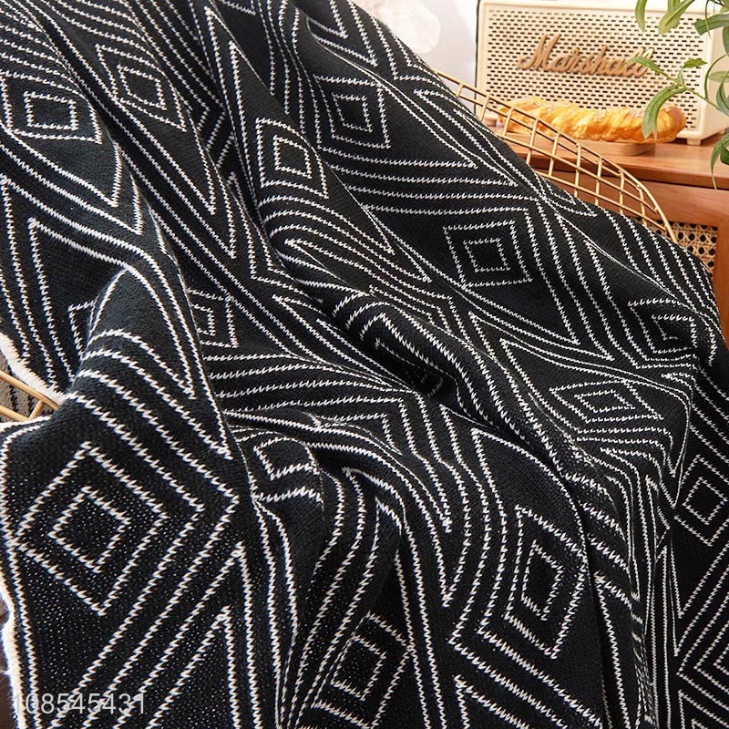 Wholesale Nordic style acrylic fiber blanket for summer afternoon nap
