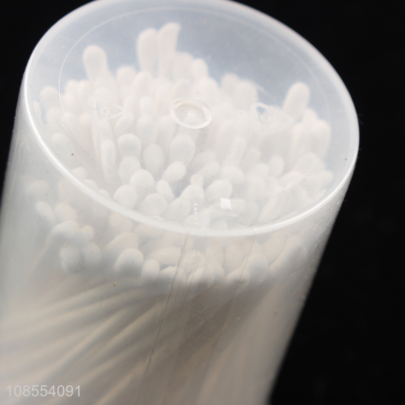 Good quality 180pcs biodegradable disposable paper cotton swabs