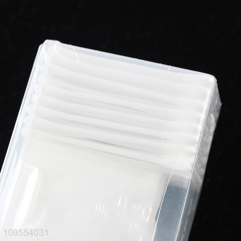 High quality personal care disposable cotton swabs and cotton pads set