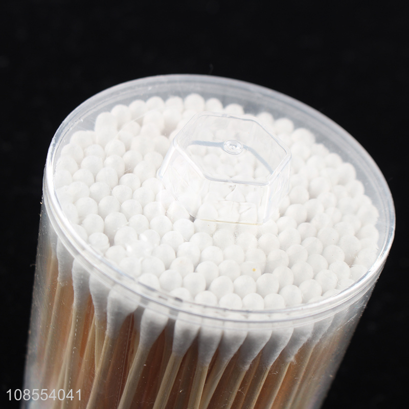 Wholesale 200pcs plastic cotton swabs disposable cotton buds