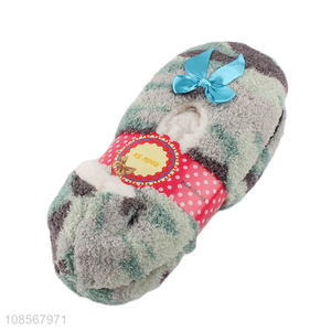 Online wholesale thickened floor home slippers for women