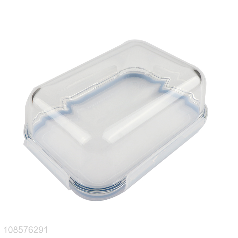 New products 3pcs glass fresh-keeping bowls with leakproof lid