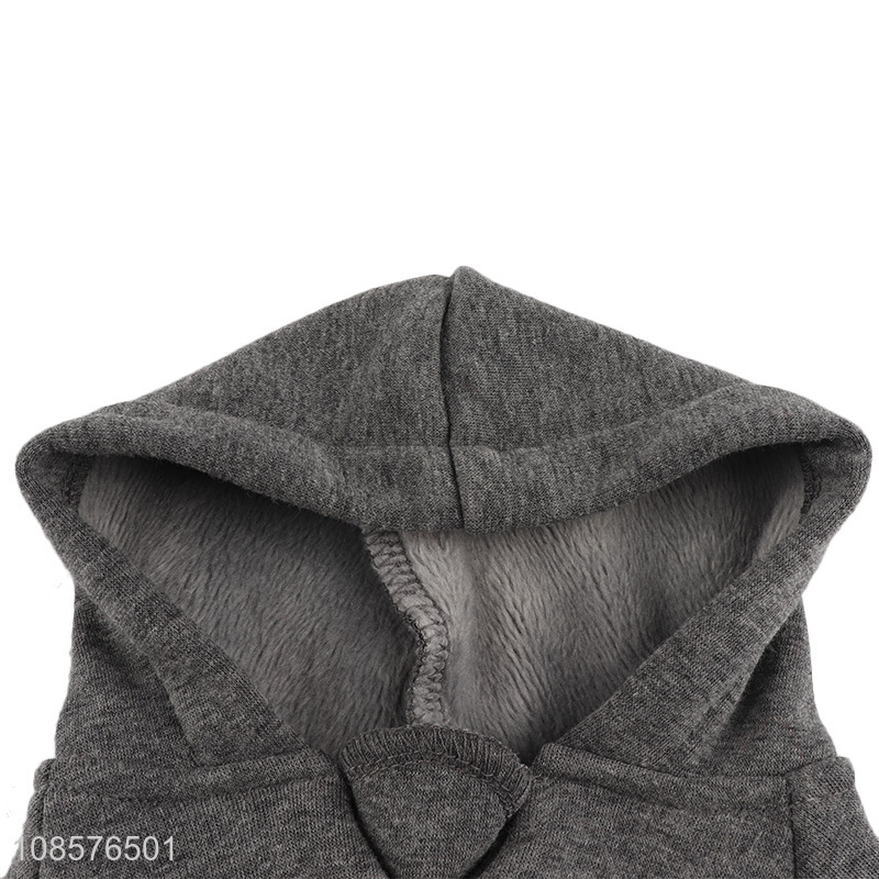 Factory price pet dog apparel winter dog hoodie sweatshirt