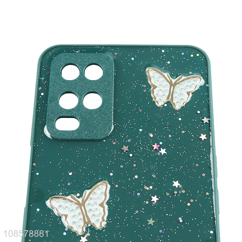 New product fashionable bling butterfly mobile phone shell
