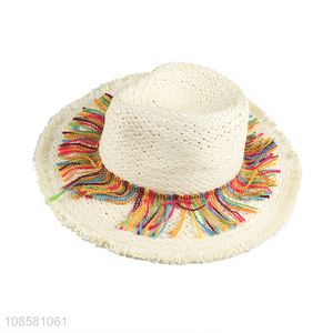 New arrival women fashion summer sun hat straw hat wholesale