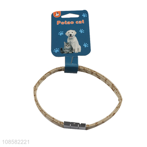 Wholesale durable metal buckle <em>dog</em> <em>collar</em> for small dogs
