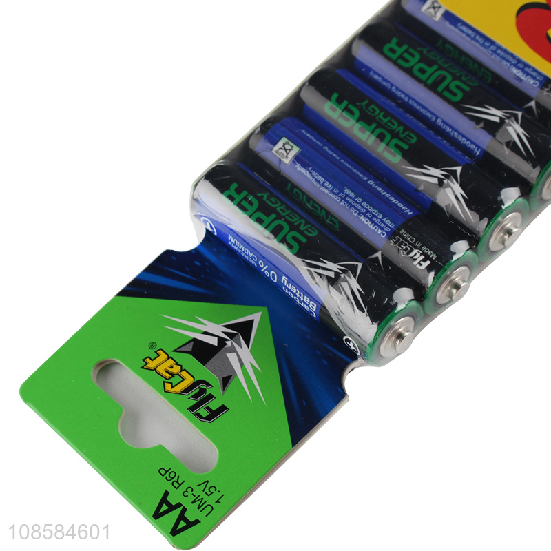 High quality 8 pieces 1.5V AA carbon-zinc batteries
