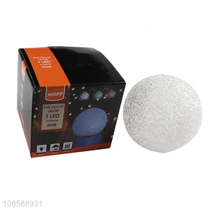 Wholesale Battery Operated RGB Color Changing Led EVA Ball <em>Lamp</em> Night <em>Light</em>