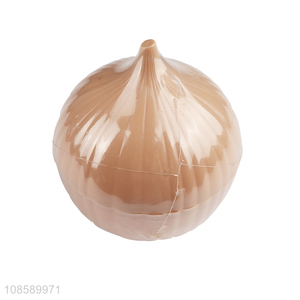 New product plastic onion shape fresh-keeping box for refrigerator