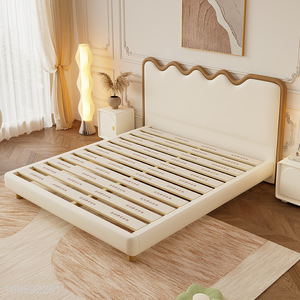 Low price wood bed frame bedroom furniture set for sale