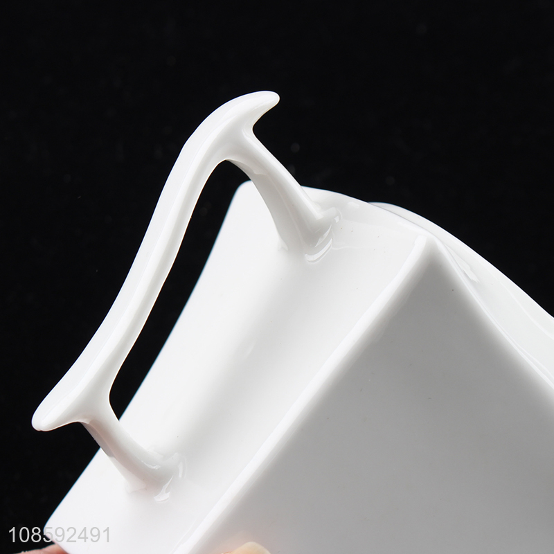 Good quality ceramic creamer pitcher milk jar gravy boat