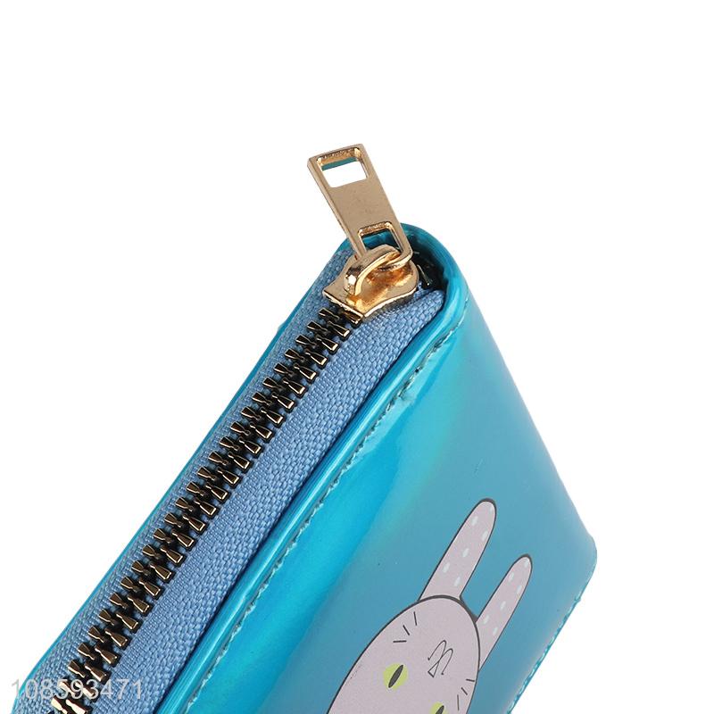 Low price cartoon printed portable mini women coin purse