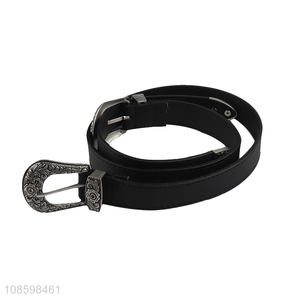 Top products women fashion pu belt waistband with buckle