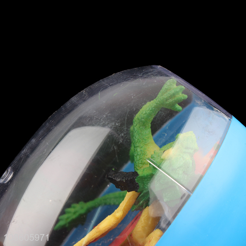 Wholesale plastic magic dinosaur capsule toy party favors for kids