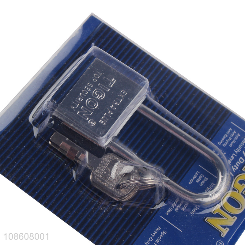 New arrival top security chrome plated square type padlock