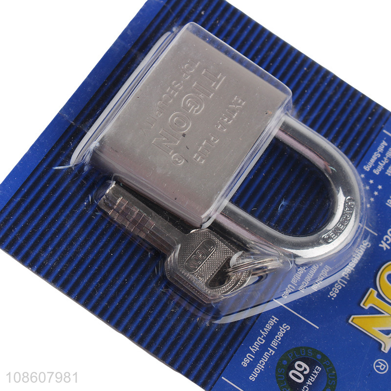 China products square type steel padlock door lock for sale