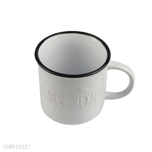 Good quality <em>ceramic</em> water <em>cup</em> porcelain coffee mug with handle