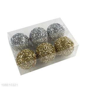 Factory supply christmas decoration xmas tree hanging ball for sale