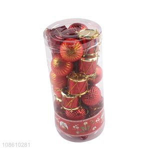 Popular products red christmas decoration hanging ball for sale