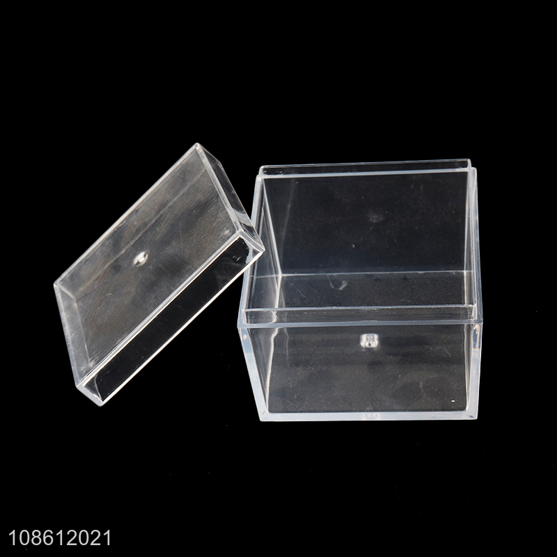 New product small plastic storage bins cookies cakes storage box