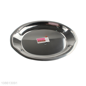 Good quality kitchen stainless steel tableware plate for sale