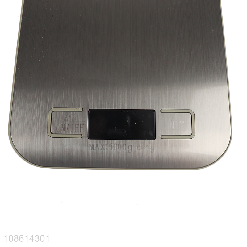 Factory price digital LCD display stainless steel kitchen food scale