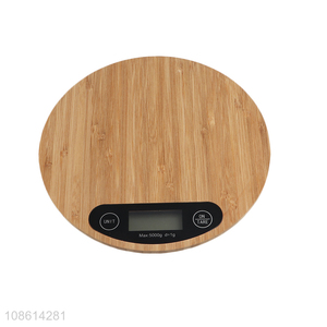 Good quality eco-friendly bamboo kitchen scale electronic food scale