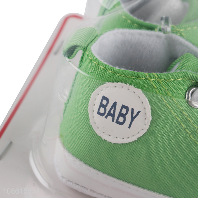Good quality green fashion baby casual shoes for outdoor