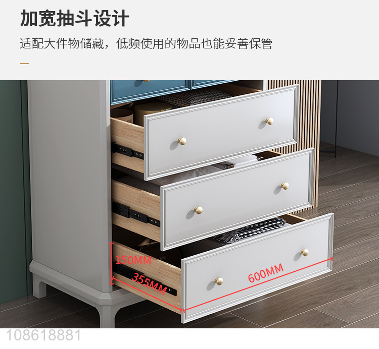 Hot products solid wood cabinet bedroom storage cabinet for sale