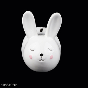 Top selling decorative easter bunny piggy bank wholesale