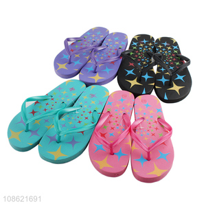 Wholesale custom logo women's flip flops summer indoor outdoor slippers