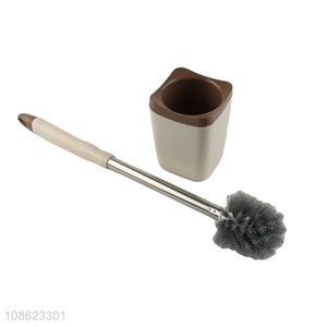 Factory wholesale toilet brush and holder <em>set</em> <em>bathroom</em> accessories