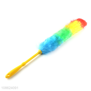 Wholesale colorful <em>duster</em> with plastic handle household cleaning tool
