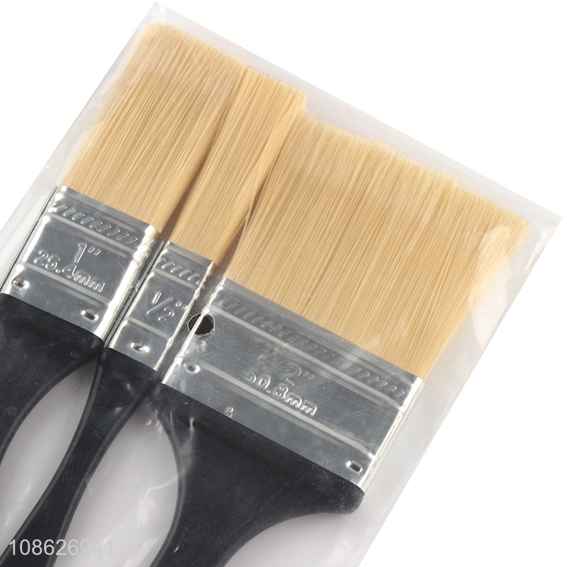 Top selling 3pieces hand tool oil paint brush set wholesale