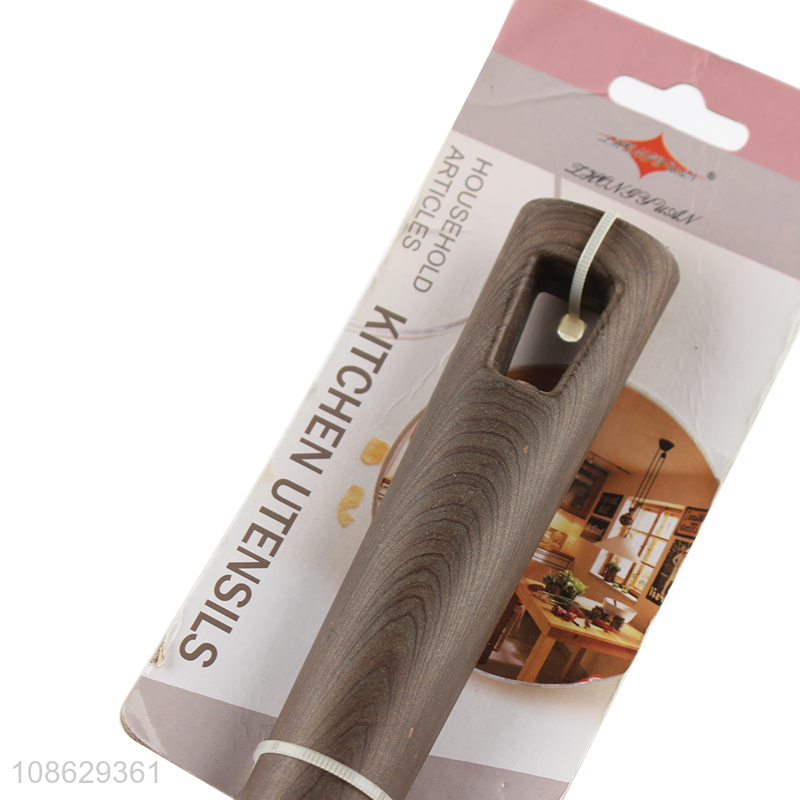 Wholesale kitchen spatula non-stick cooking spatula with wood grain handle
