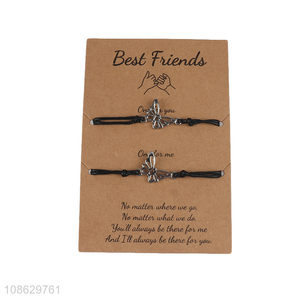 Factory supply butterfly alloy fashion friendship <em>bracelet</em> for sale