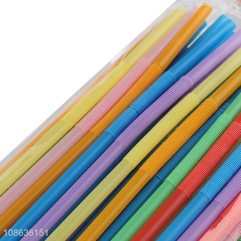 Top selling colourful disposable drinking straw for juice